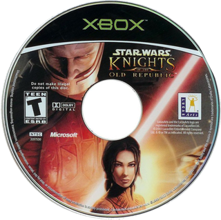 Star Wars - Knights Of The Old Republic (USA) Game Disc
